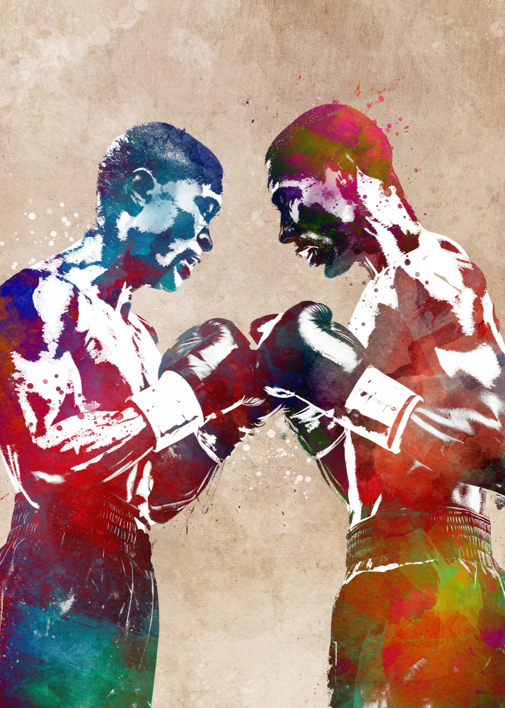 Boxing sport art from Justyna Jaszke