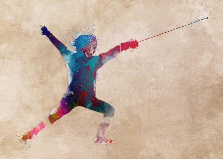 Fencing Sport Art 3
