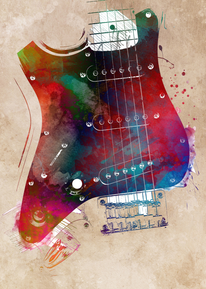 Guitar music art 2 from Justyna Jaszke