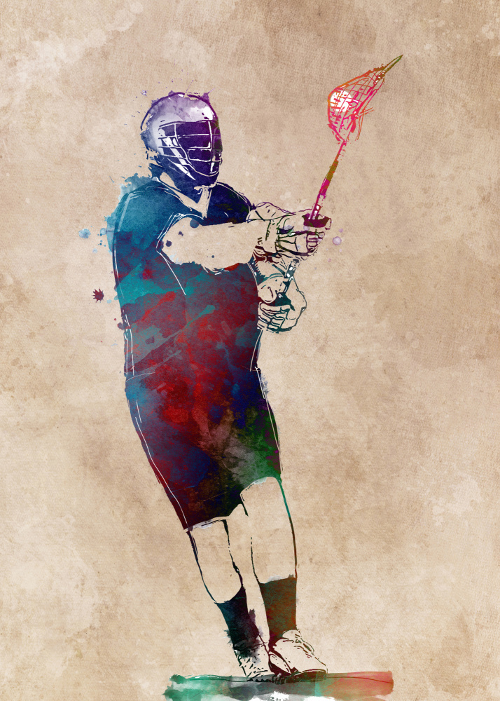 Lacrosse Sport Art 6 from Justyna Jaszke