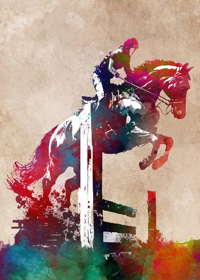 Horse Riding Sport Art (6)