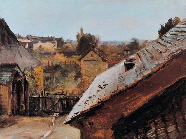View of Roofs and Gardens from Carl Eduard Ferdinand Blechen