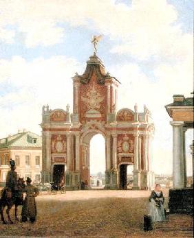 The Red Gate in Moscow