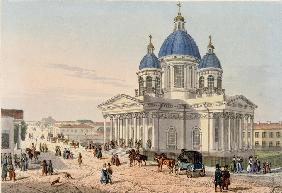 The Trinity Cathedral of the Izmailovsky Regiment in Saint Petersburg