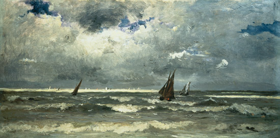 Seascape from Karl Pierre Daubigny