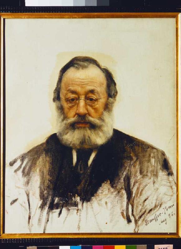 Portrait Gottfried Keller from Karl Stauffer-Bern