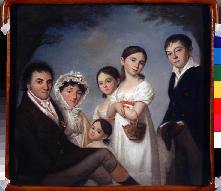 Family of the poet Evgeny Boratynsky (1800-1844) from Karl Wilhelm Bardou