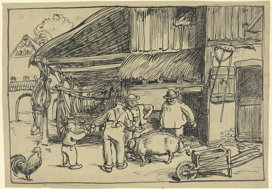 Pig trade from Karl Friedrich (Fritz) Boehle