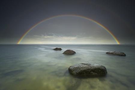 Rainbow on the Sea