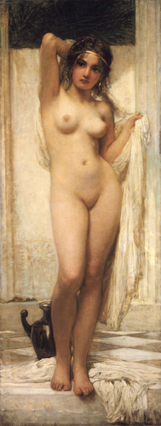 Girl after the bath. from Károly Lotz