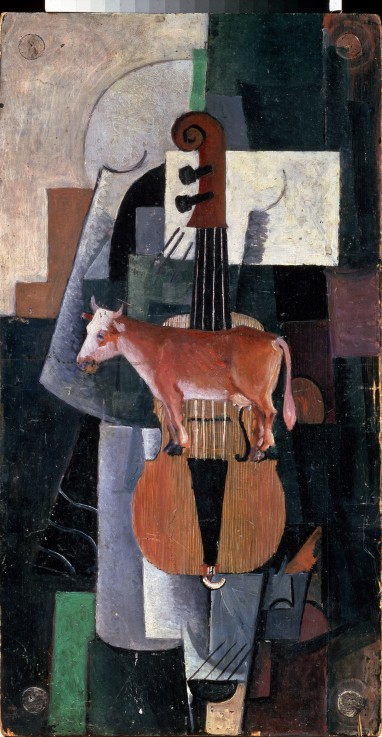 Cow and Violin from Kazimir Severinovich Malewitsch