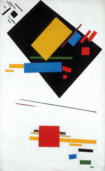 Suprematist painting (Black Trapezoid and Red Square) from Kazimir Severinovich Malewitsch