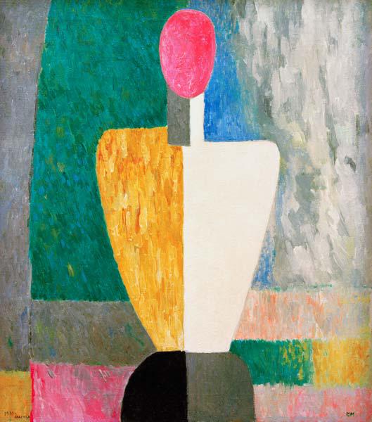 Malevich / Torso (Figure with pink face)