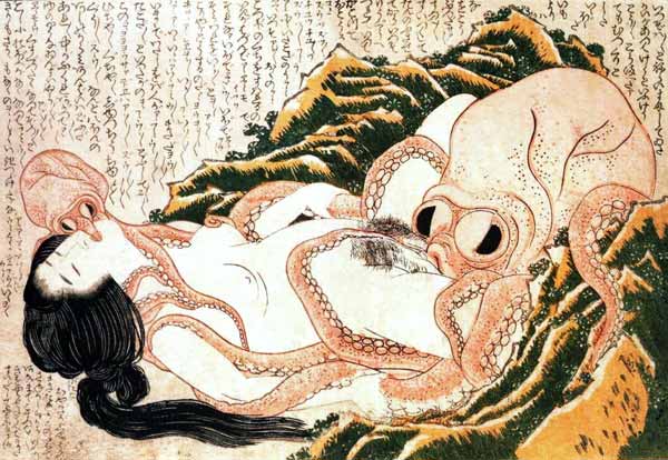 The Dream of the Fisherman's Wife from Katsushika Hokusai