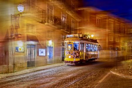 TRAM 28 at Night