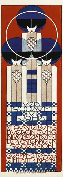 Poster for the Vienna Secession Exhibition