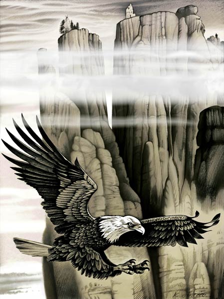 Der Adler und die Felsen from Konstantin Avdeev