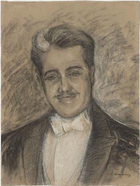 Portrait of Sergei Dyagilev (1872-1929)