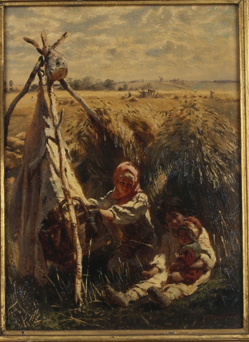Children in the Fields from Konstantin Jegorowitsch Makowski