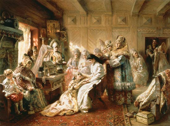 Marriage preparations from Konstantin Jegorowitsch Makowski