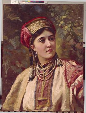 Girl in Traditional Dress