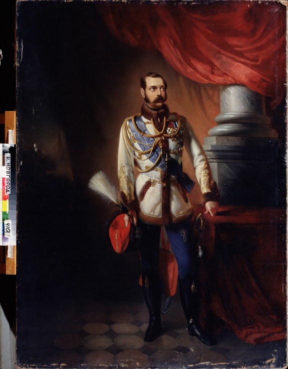 Portrait of Emperor Alexander II (1818-1881) from Konstantin Jegorowitsch Makowski