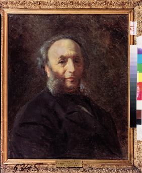 Portrait of the artist Ivan Aivazovsky (1817-1900)
