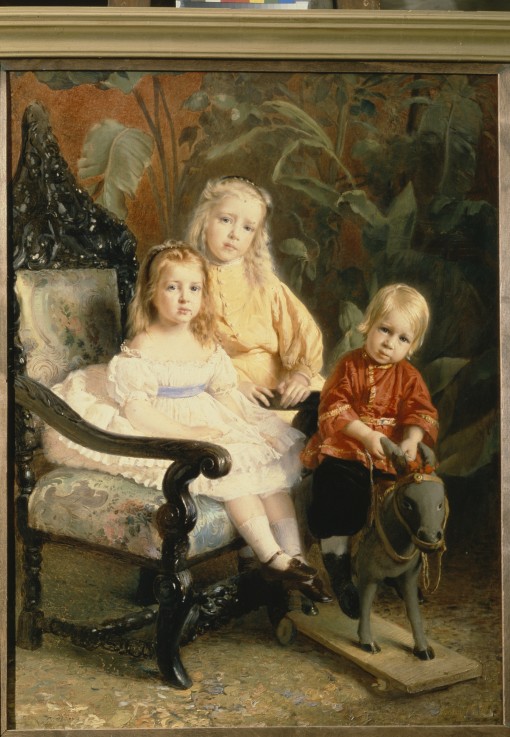 Portrait of the Stasov's Children from Konstantin Jegorowitsch Makowski