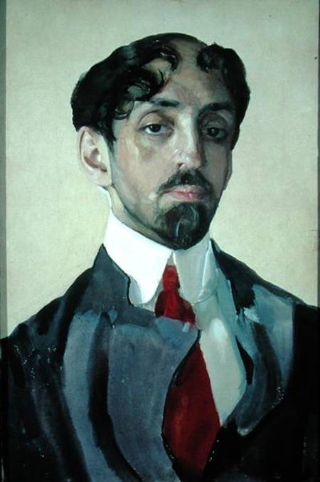 Portrait of Mikhail Kuzmin (1875-1936) from Konstantin Somow