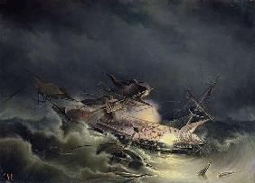 The disaster of the Liner Ingermanland at Shagerrake near Norway on the 30th August 1842