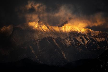 Sunset in the Tatra Mountains