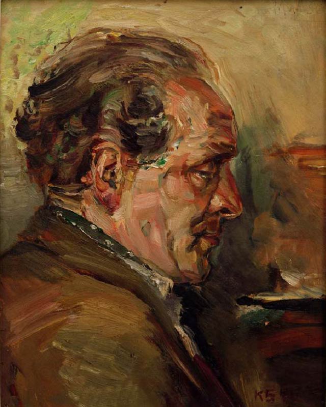 Portrait of the Sculptor Charoux from Kurt Schwitters