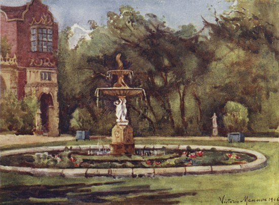 The Lily Pond, Holland House from Lady Victoria Marjorie Harriet Manners