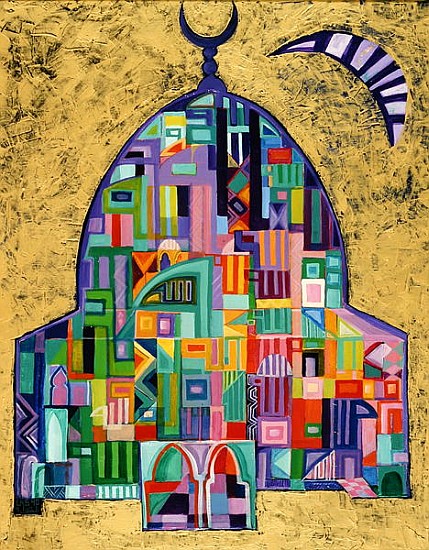 The House of God II, 1993-94 (acrylic on canvas)  from Laila  Shawa
