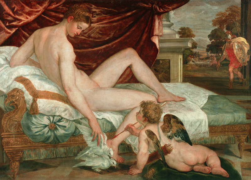 Venus and Amor from Lambert Sustris