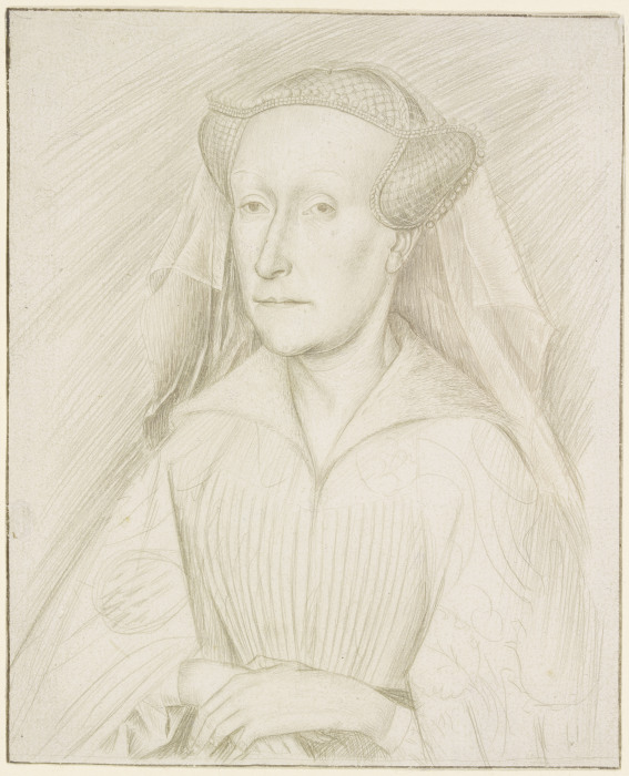 Portrait of Jacqueline of Bavaria from Lambert van Eyck