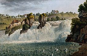 The Rheinfall at Schaffhausen from Landschaftsmaler