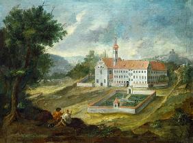 The Ochsenhauser caring castle into pine forest home (Swabia)