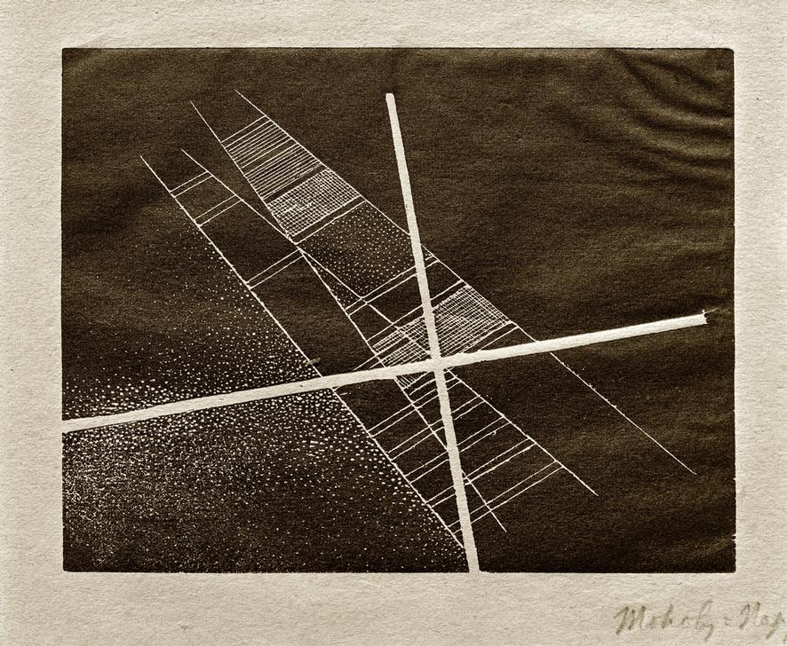 Sich schneidende Diagonalen from László Moholy-Nagy