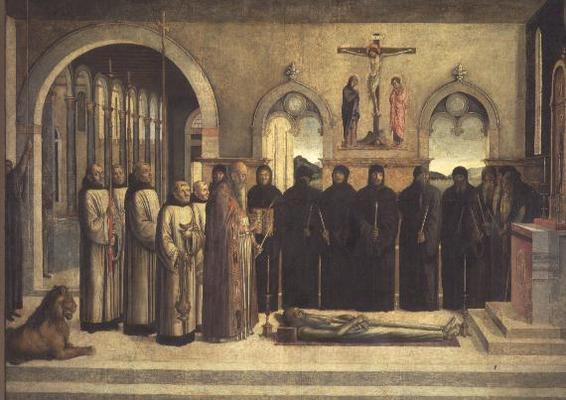 The Funeral of St. Jerome from Lazzaro Bastiani