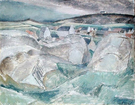 Village in the Mountains from Henri Le Fauconnier