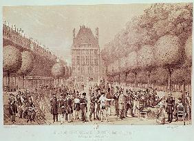 The National Guard from the Eure Camped in the Tuileries Garden, 26th June 1848