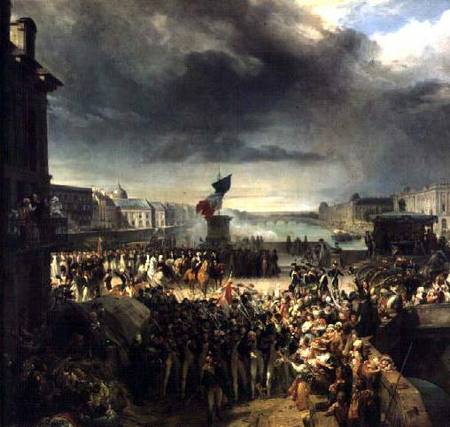 The Garde Nationale de Paris Leaves to Join the Army in September 1792 from Leon Cogniet