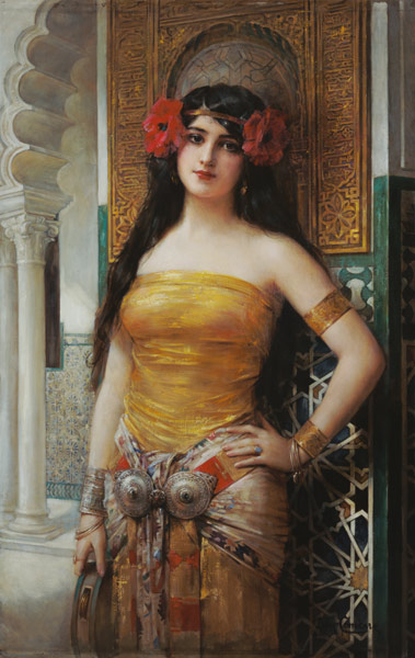 Die orientalische Frau from Leon Francois Comerre