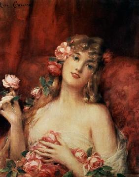 Woman with a Rose