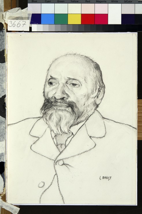 Portrait of the composer Mily A. Balakirev (1837-1910) from Leon Nikolajewitsch Bakst