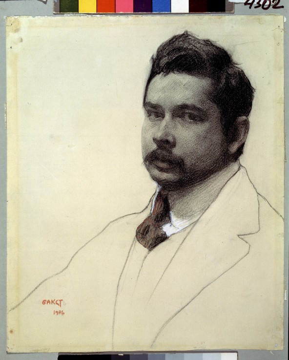 Portrait of the artist Konstantin Somov (1869-1939) from Leon Nikolajewitsch Bakst