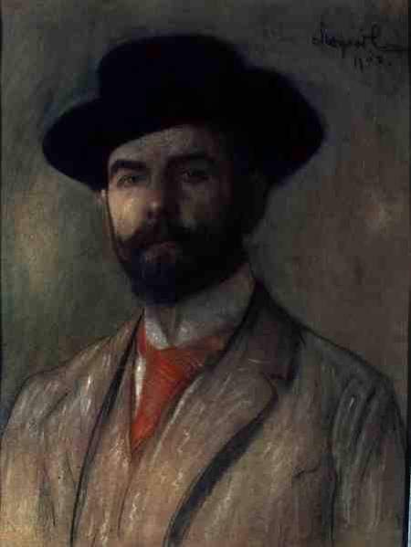 Portrait of Jerzy Warchalowski (1873-1939) from Leon Wyczolkowski