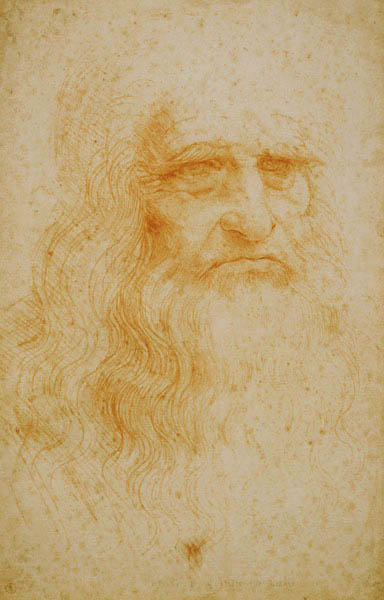 Self portrait, c.1512 from Leonardo da Vinci