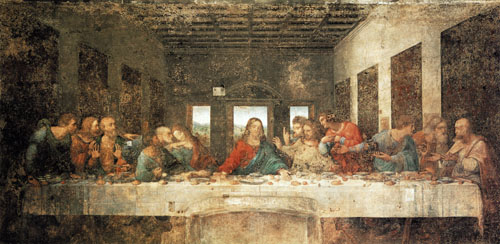 The Last Supper (bevor restauration) from Leonardo da Vinci